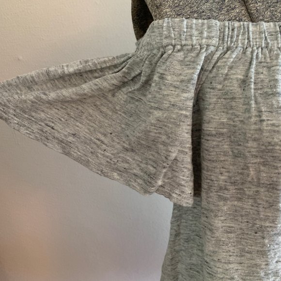 Linen Rebecca Taylor Off-the-Shoulder Top Sz S - Picture 3 of 5